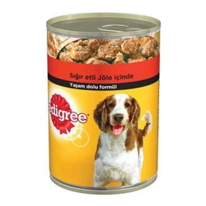 Pedigree Biftekli Konserve Köpek Maması 1 Adet 400 Gr