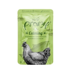 Pramy Jöle İçinde Somonlu ve Tavuklu Pouch Yetişkin Konserve Kedi Maması 1 Adet 70 Gr