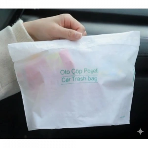 Pratik Su Geçirmez Oto Araba Çöp Poşeti 20 Adet