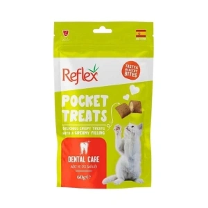 Reflex Pocket Treats Ağız ve Diş Sağlığı Destekleyici Kedi Ödül Maması 1 Adet 60 Gr