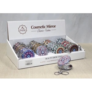 Taşlı El Aynası Anahtarlık Alk3767