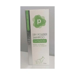 Vet Prive Veterinary Dry Powder Kedi Ve Köpekler İçin Kuru Toz Şampuan 150 Gr