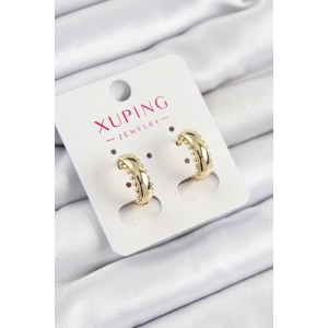 Xuping Çit Halka Model Gold Renk Kadın Küpe