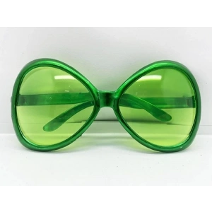 Yeşil Renk Yeşilçam Nostalji 80li Yıllar 90lı Yıllar Parti Gözlüğü  7x16 Cm