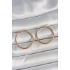 316 Çelik Gold Renk 27 mm Halka Model Kadın Küpe