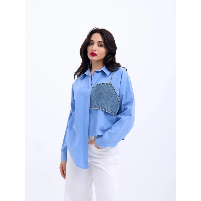 5419 GÖMLEK-KOYU MAVİ