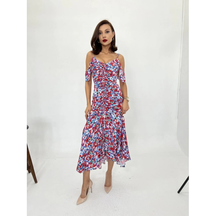 6410 ELBİSE-KIRMIZI