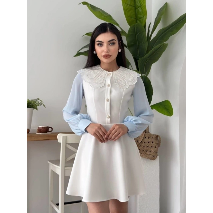 Asıo Bebe Yaka Elbise