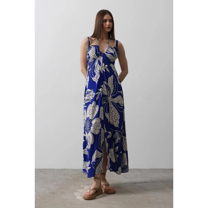 ASKILI VİSCON ELBİSE - Saks