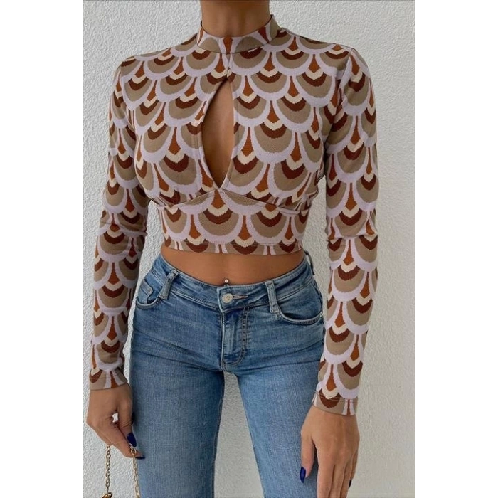 Autumn Cut Out Bluz 3018-08