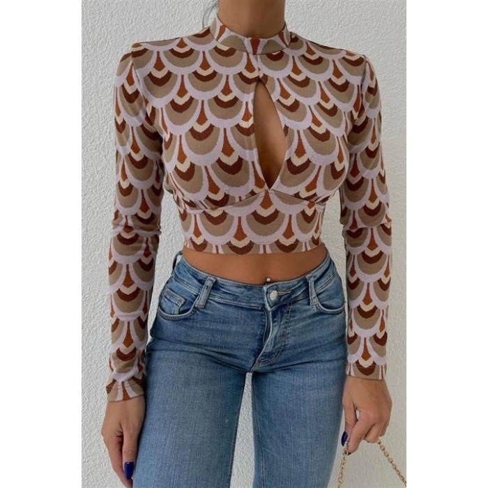 Autumn Cut Out Bluz 3018-08