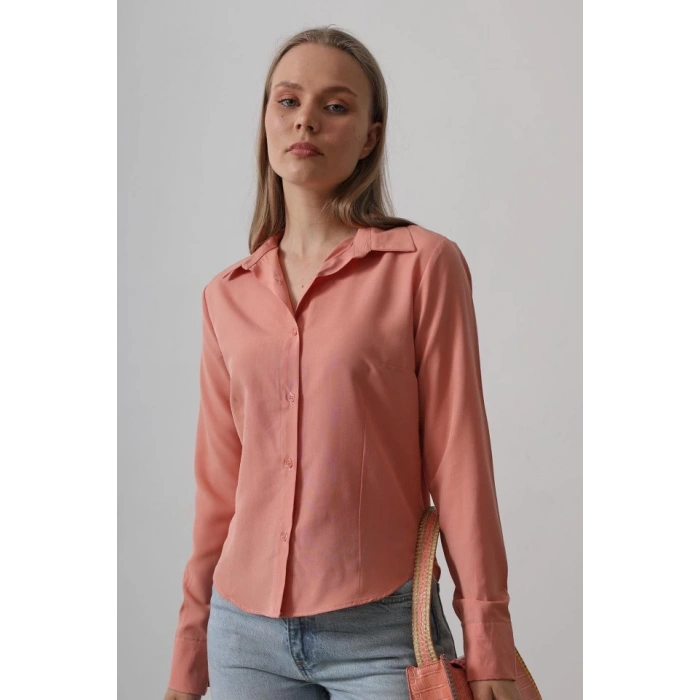 Basic Gömlek - Somon