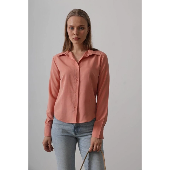 Basic Gömlek - Somon