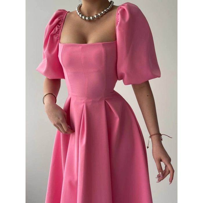 Benjamin Çan Etekli Midi Boy Elbise