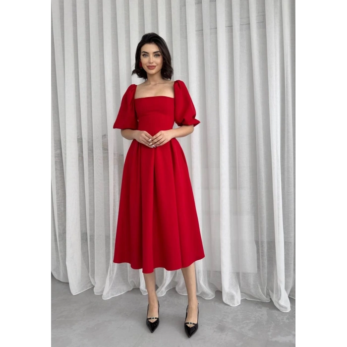 Benjamin Çan Etekli Midi Boy Elbise