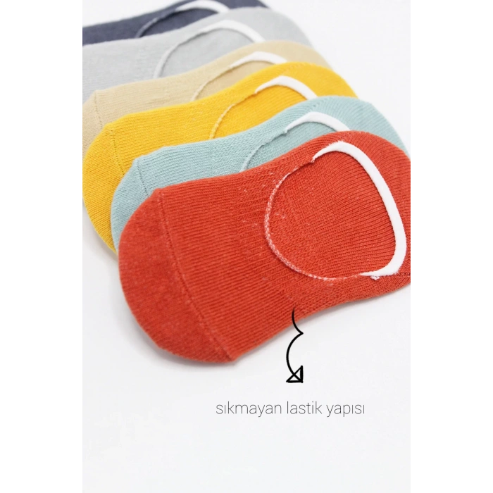 Bistyle 6lı Mix Babet Çorap 30101 Kiremit