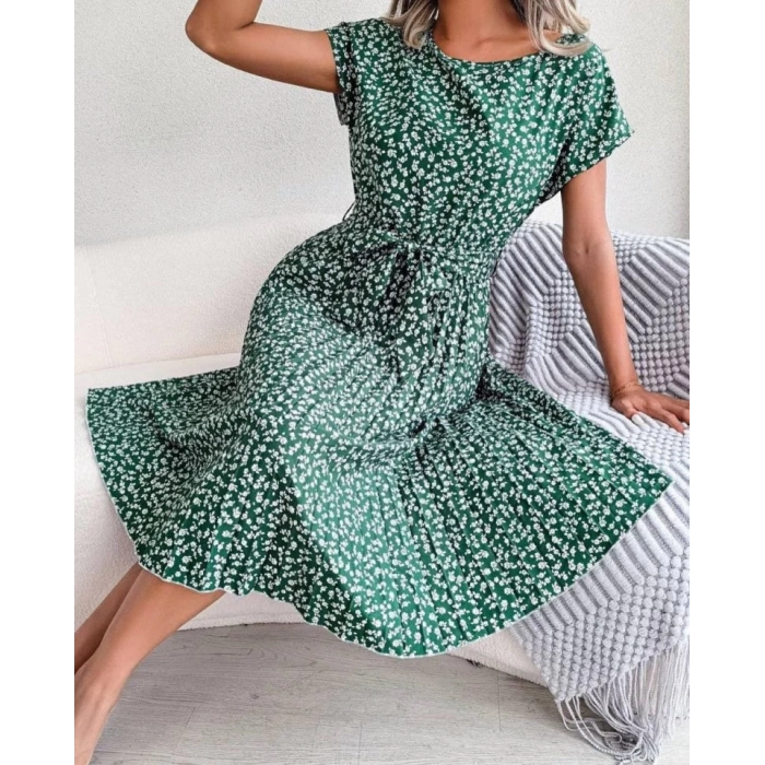 DİJİTAL BASKILI ELBİSE