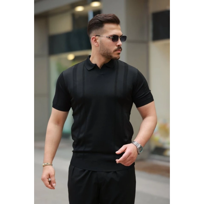 Erkek Hemşire Yaka Kısa Kollu Tişört