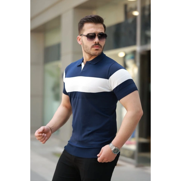 Erkek Yakalı Kısa Kollu Tişört