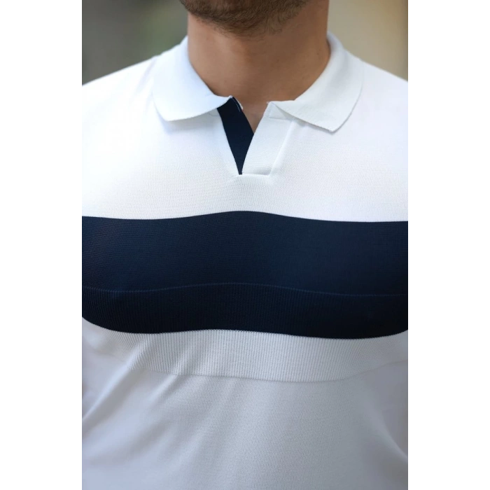 Erkek Yakalı Kısa Kollu Tişört