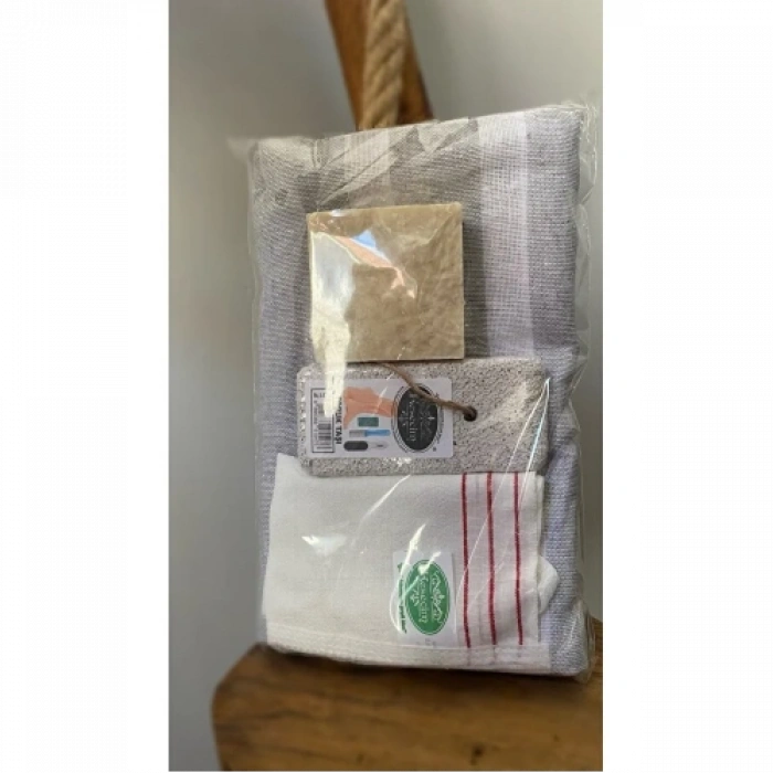 Gelin Damat Hamam Banyo 4lü Set
