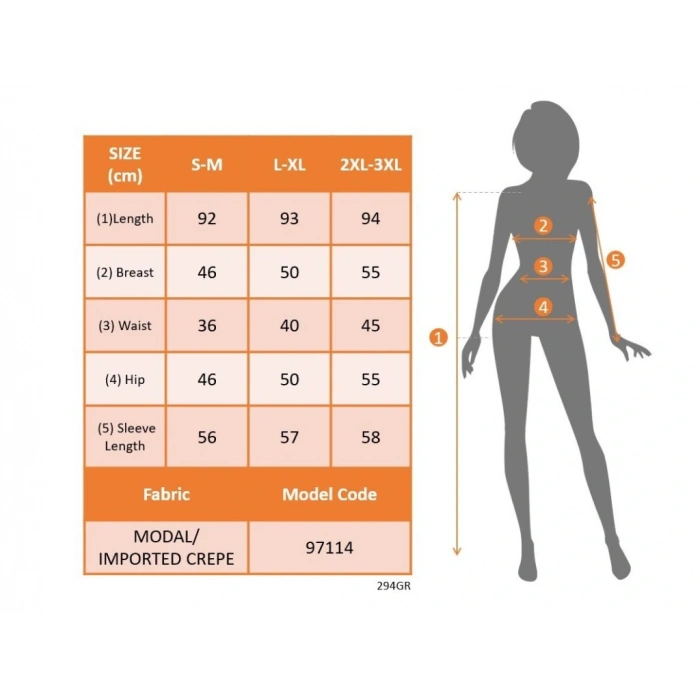 Kadın Uzun Kollu Kruvaze Yaka üst Modal Alt Ithal Krep Mini Elbise