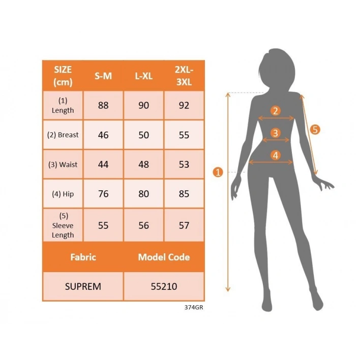 Kadın Uzun Kollu V Yakalı Fırfırlı Mini Süprem Elbise