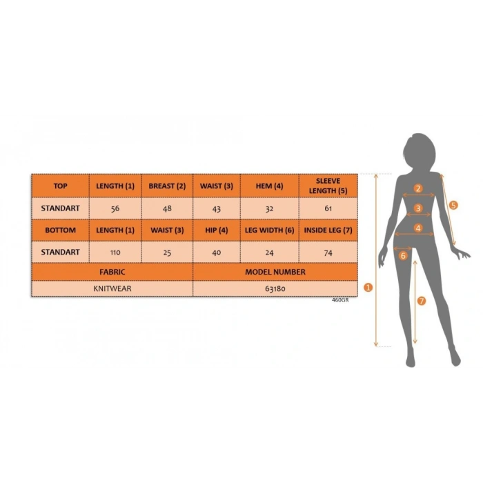 Kadın Uzun Kollu Yuvarlak Yaka Transparan Detaylı Triko Bluz Ve Pantolon Ikili Takım