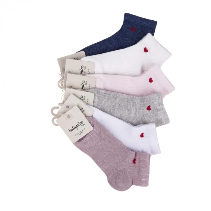 Katamino Palopa Kız Patik Çorap 200513 Asorti