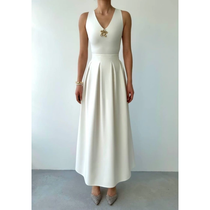 Late Yıldız Detaylı Elbise