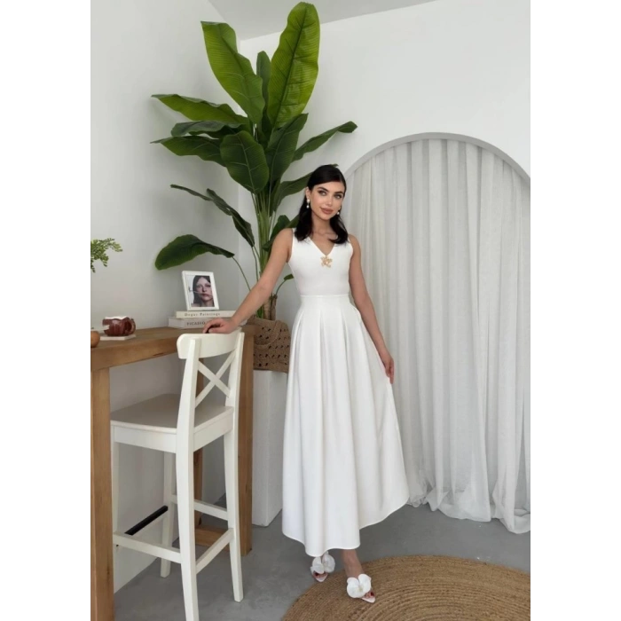 Late Yıldız Detaylı Elbise