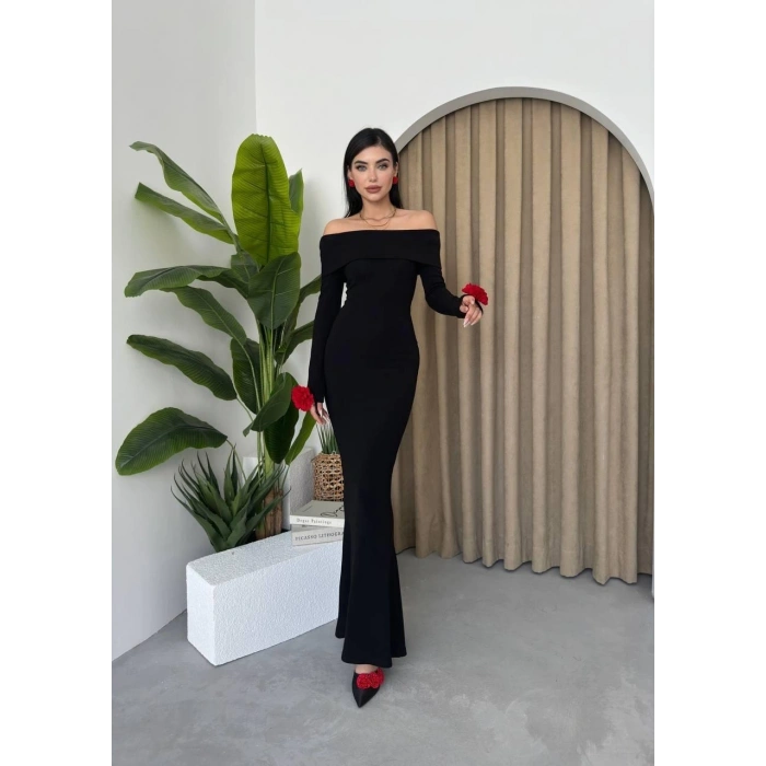 Livora Gül Detay Elbise