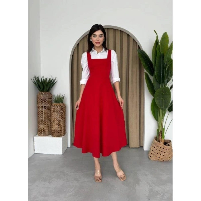 Neapolitan Askılı Elbise