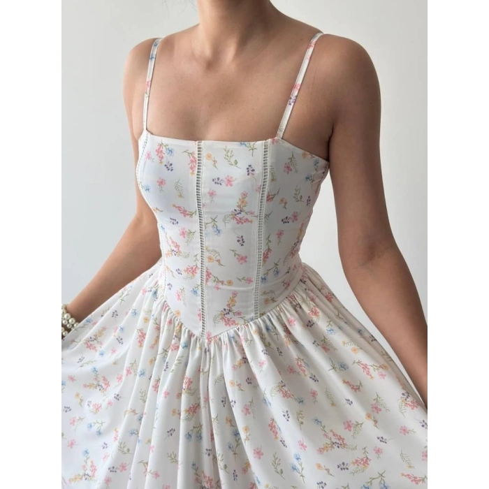 Pars İp Askılı Elbise