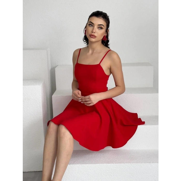 Pole İp Askılı Elbise