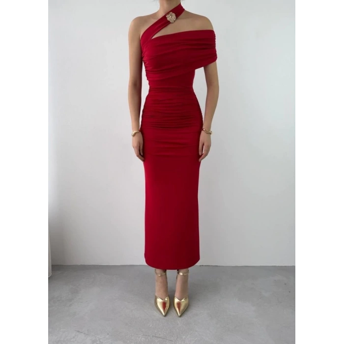 Reta Çapraz Omuz Elbise