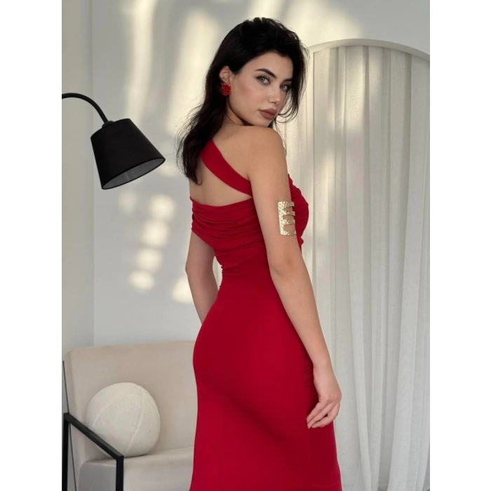 Reta Çapraz Omuz Elbise