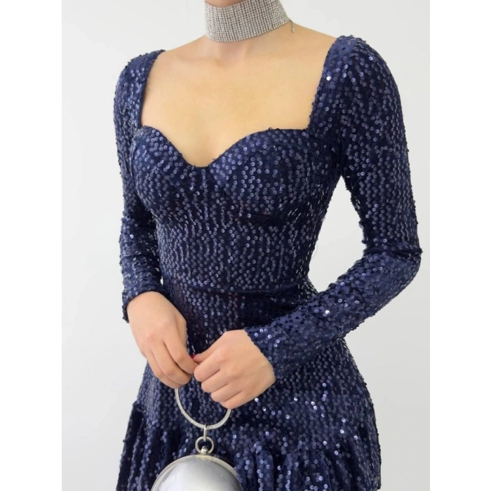 Sezi Pul Payet Elbise