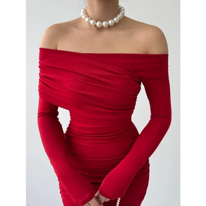 Tefs Straplez Elbise