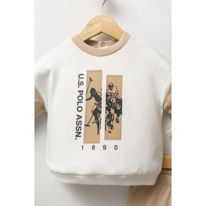 U.s. Polo Assn 2 Li Takım Usb2548 Beyaz-bej