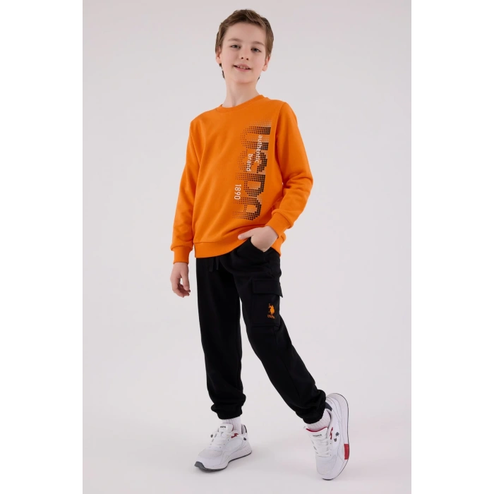 U.s. Polo Assn Eşofman Takımı Us2222-4 Turuncu