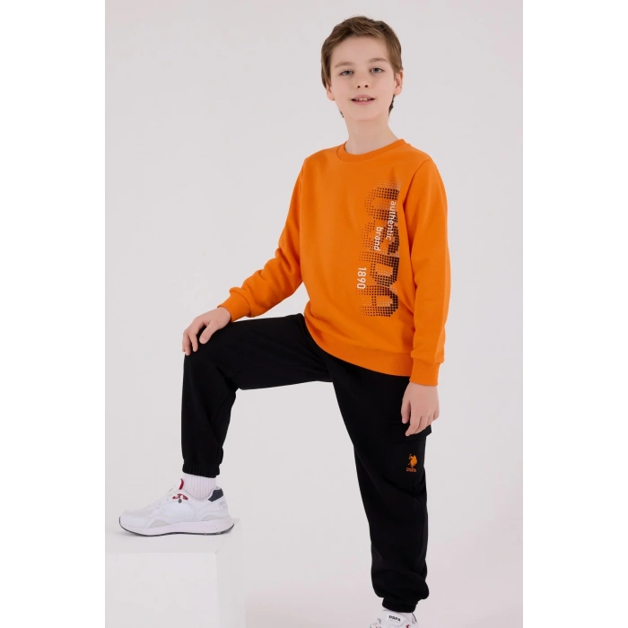 U.s. Polo Assn Eşofman Takımı Us2222-4 Turuncu