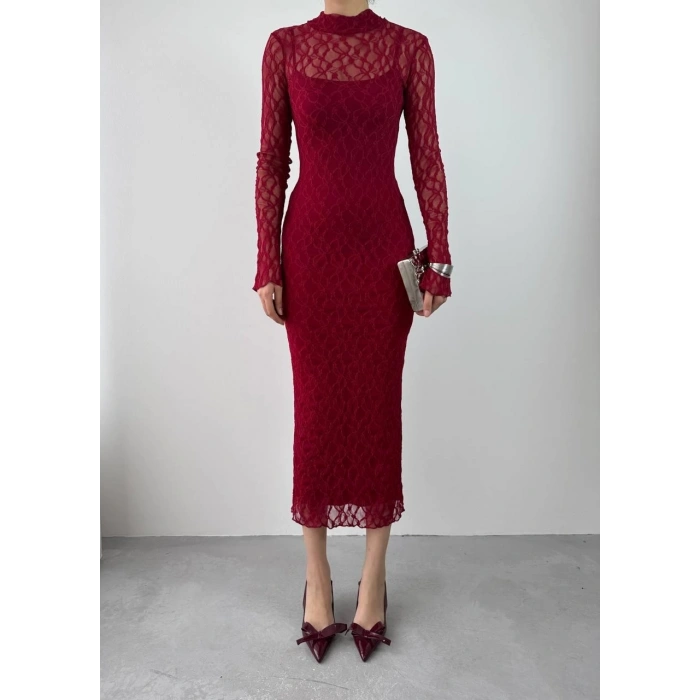 Vedo Çiçek Detaylı Elbise