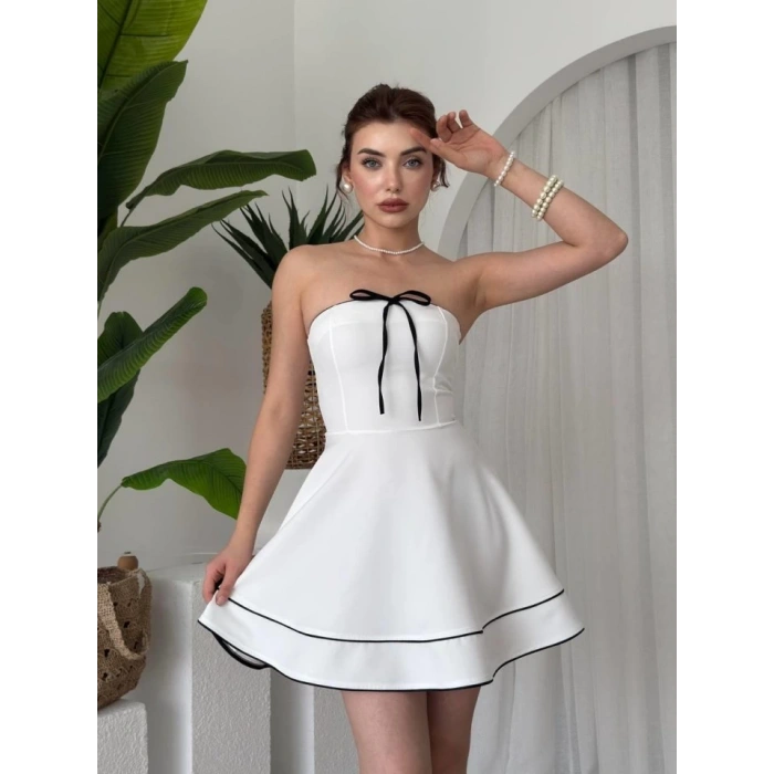 Yuna Straplez Elbise