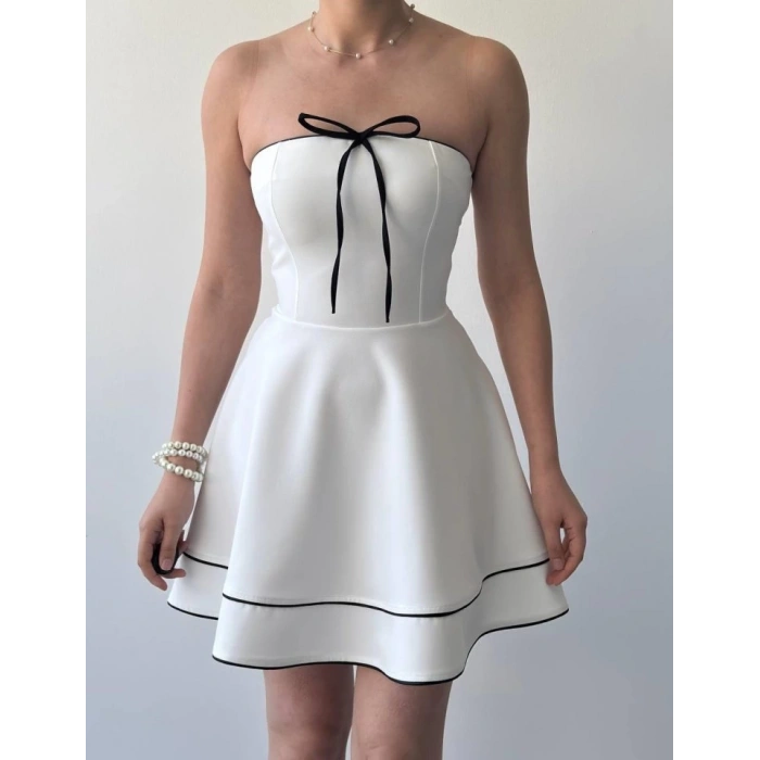 Yuna Straplez Elbise