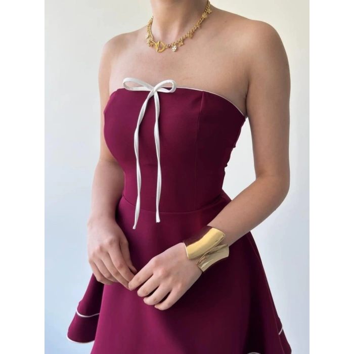 Yuna Straplez Elbise