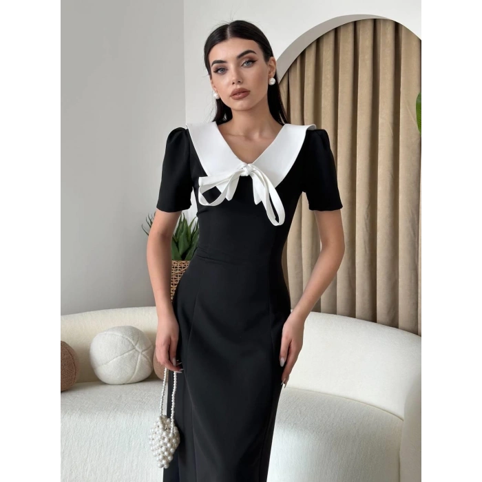 Zerra Yaka Kurdale Detay Elbise