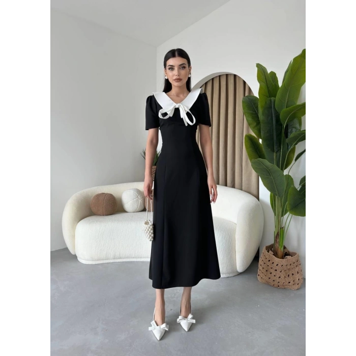 Zerra Yaka Kurdale Detay Elbise