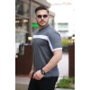Erkek şerit Detaylı Kısa Kollu T-shirt