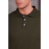 Erkek Slim Fit Pamuklu Yumuşak Doku Nefes Alan Kumaş Yakalı Tişört